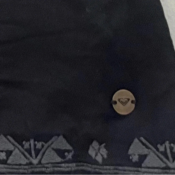 Roxy/ Black boho/ Embroidered/ Tank top/ Laser cut design/ Size US S - Picture 6 of 12